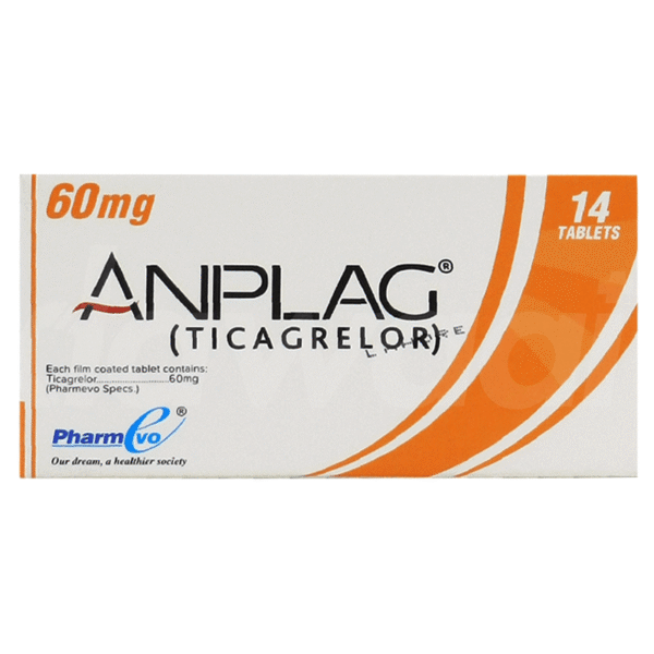Anplag 60mg Tablets (Ticagrelor) | Antiplatelet Medicine