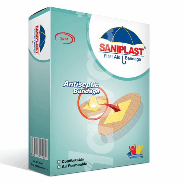 Saniplast Spot - Antiseptic First Aid Bandage 20 Pcs. Pack Pcs bandage 20 Pcs.