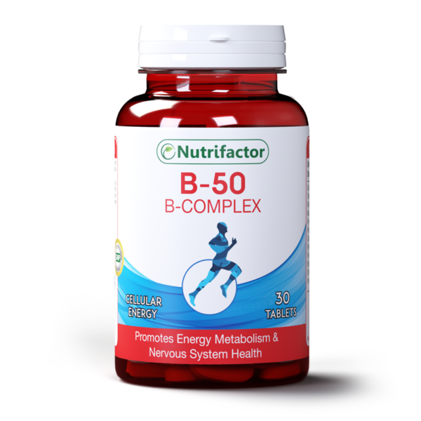 B-50 Complex | High-Potency Vitamin B Supplement for Energy & Nerves